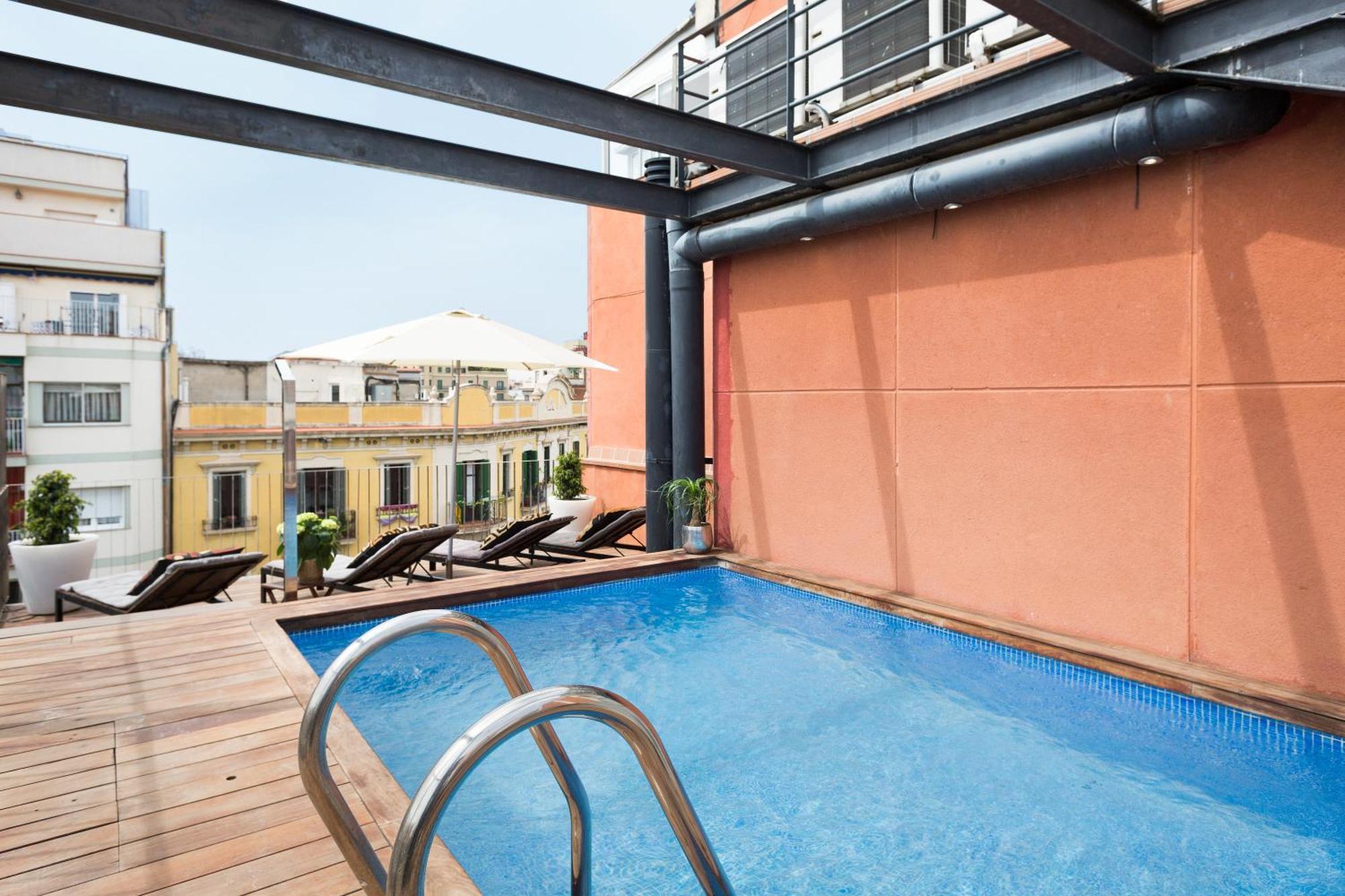 Apartment Barcelona Rentals - Pool Terrace In City Center Habitación foto