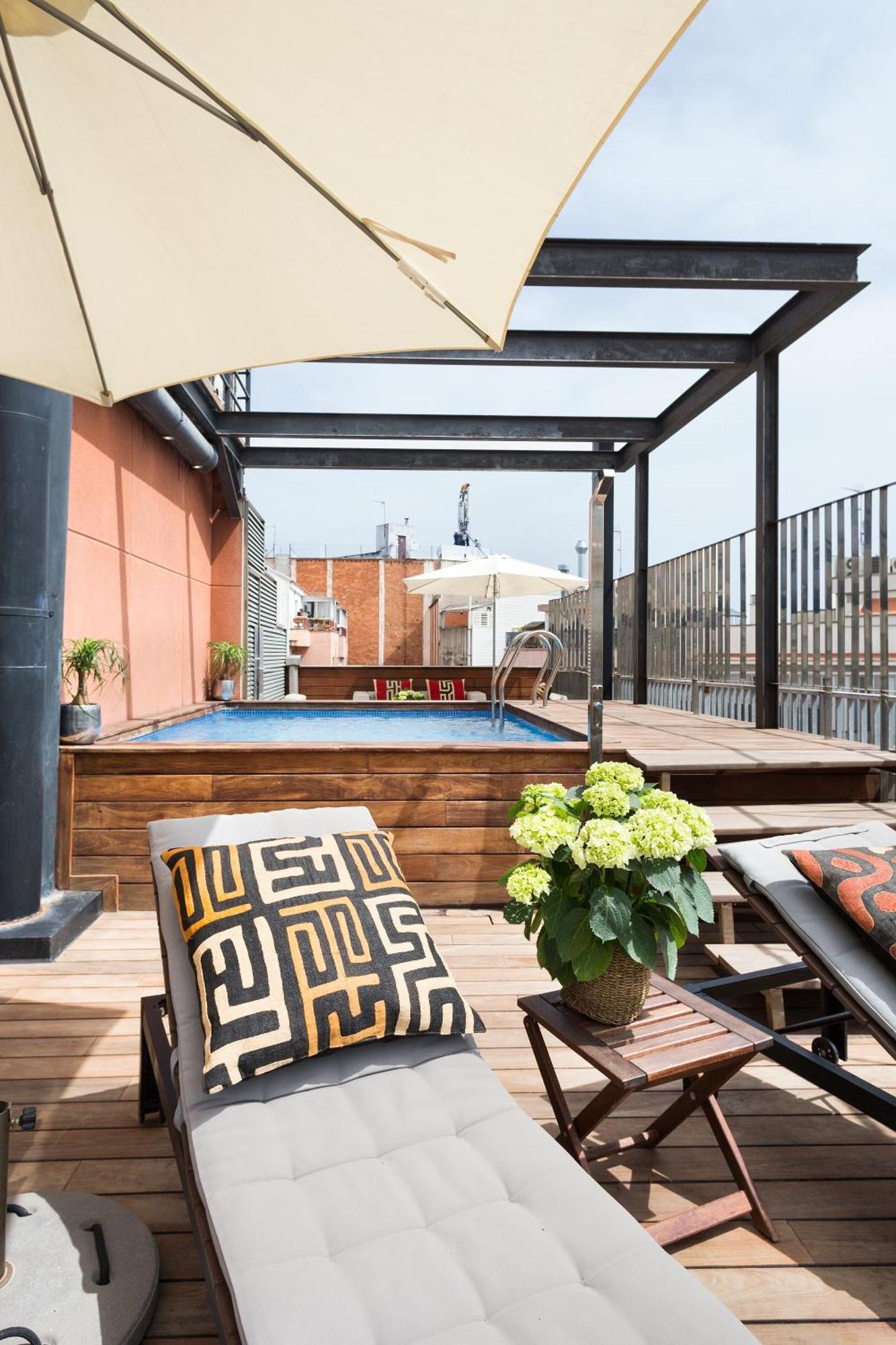 Apartment Barcelona Rentals - Pool Terrace In City Center Habitación foto